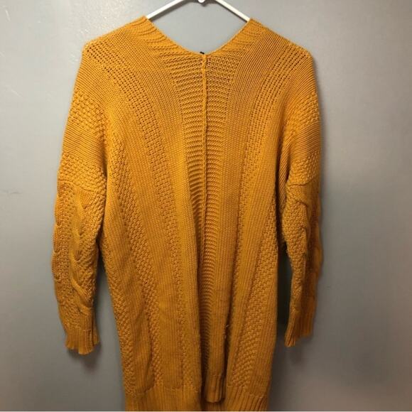 Agnes and Dora tunic length button down knit cardigan. 2x. Long sleeve pockets - Picture 4 of 9